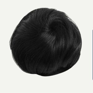 Luxy Jet Black Clip-In Bun